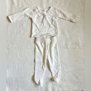 Mud Pie Baby 2-Piece Footed Sweater Outfit Set